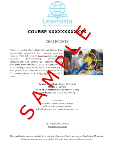 Certificate Learnisia course